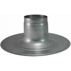 Buderus Flachdach-Klebeflansch Für Luft-/Abgas-Dachdurchf. Senkrecht - Ø 125 Mm - H 150 Mm