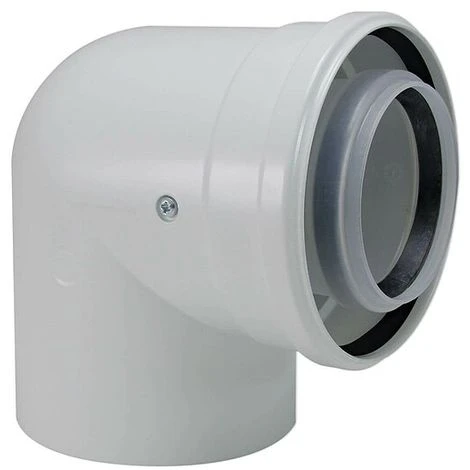 Buderus Luft-/Abgas-Bogen Konzentrisch - Ø 80/125 Mm - 87° - Farbe Weiß - 7738112648 3 Buderus Luft-/Abgas-Bogen Konzentrisch - Ø 80/125 Mm - 87° - Farbe Weiß - 7738112648