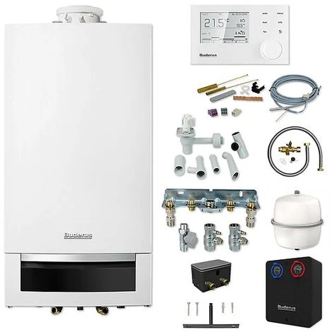 Buderus GB172 Logaplus Gas-Brennwert Paket W22S Mit Regelung RC310 + WE1.1 Für Heizkreis, 24 KW 3 Buderus GB172 Logaplus Gas-Brennwert Paket W22S Mit Regelung RC310 + WE1.1 Für Heizkreis, 24 KW