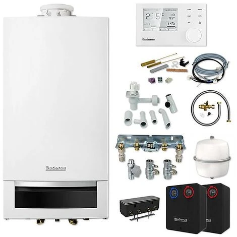 Buderus GB172 Logaplus Gas-Brennwert Paket W22S Mit Regelung RC310 + WE6.1 Für Heiz- & Mischkreis, 24 KW 3 Buderus GB172 Logaplus Gas-Brennwert Paket W22S Mit Regelung RC310 + WE6.1 Für Heiz- & Mischkreis, 24 KW