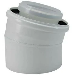 Buderus Luft-/Abgas-Bogen Konzentrisch - Ø 80/125 Mm - 15° - Farbe Weiß - 7738112594