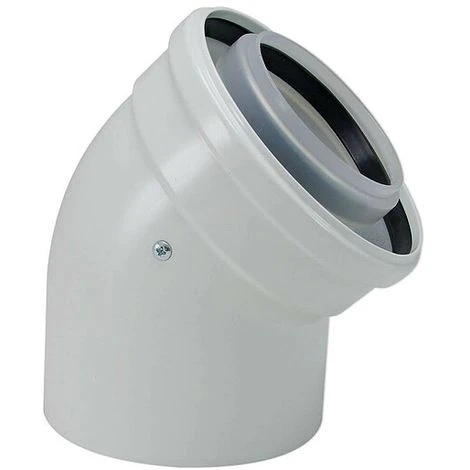 Buderus Luft-/Abgas-Bogen Konzentrisch - Ø 80/125 Mm - 45° - Farbe Weiß - 7738112593 3 Buderus Luft-/Abgas-Bogen Konzentrisch - Ø 80/125 Mm - 45° - Farbe Weiß - 7738112593