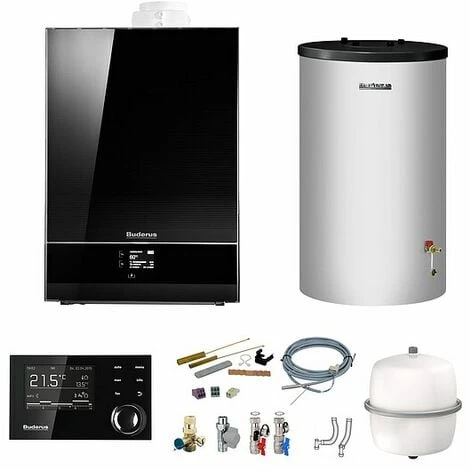 Buderus GB192i Logaplus Gas-Brennwert Heizungspaket W50 Mit Regelung RC310 In Schwarz Und S120 Speicher, 15 KW 3 Buderus GB192i Logaplus Gas-Brennwert Heizungspaket W50 Mit Regelung RC310 In Schwarz Und S120 Speicher, 15 KW