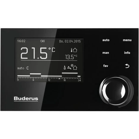 Buderus GB182i Logaplus Gas-Brennwert Heizungspaket W42S Mit Regelung RC310 In Schwarz, 14 KW 7 Buderus GB182i Logaplus Gas-Brennwert Heizungspaket W42S Mit Regelung RC310 In Schwarz, 14 KW – Bild 5