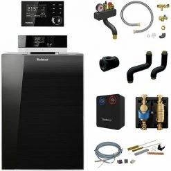 Buderus KB195i Logaplus Öl-Brennwert Heizungspaket K79S Mit Regelung RC310, 19 KW