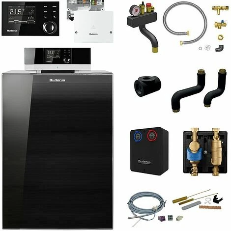 Buderus KB195i Logaplus Öl-Brennwert Heizungspaket K79S Mit Regelung RC310 Und Mischermodul, 19 KW 3 Buderus KB195i Logaplus Öl-Brennwert Heizungspaket K79S Mit Regelung RC310 Und Mischermodul, 19 KW