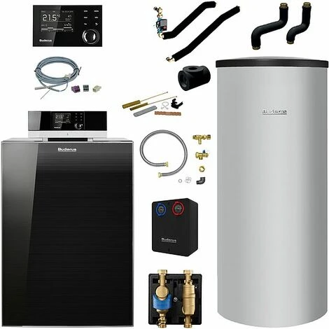 Buderus KB195i Logaplus Öl-Brennwert Heizungspaket K80 Mit Regelung RC310 Und Warmwasserspeicher SU 300, 15 KW 3 Buderus KB195i Logaplus Öl-Brennwert Heizungspaket K80 Mit Regelung RC310 Und Warmwasserspeicher SU 300, 15 KW