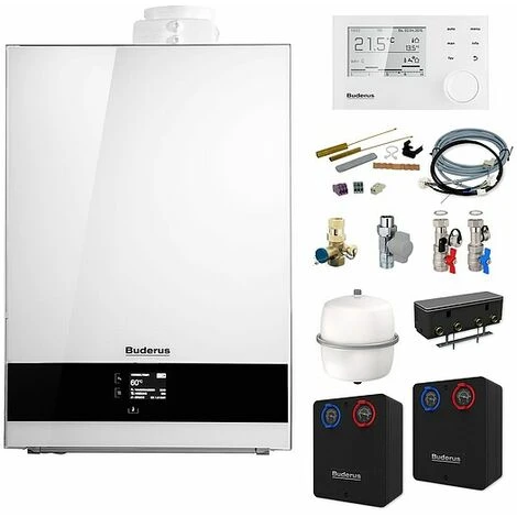 Buderus GB192i Logaplus Gas-Brennwert Heizungspaket W50S Mit Regelung RC310 In Weiß + WE6.1 Für Heiz- & Mischkreis, 25 KW 3 Buderus GB192i Logaplus Gas-Brennwert Heizungspaket W50S Mit Regelung RC310 In Weiß + WE6.1 Für Heiz- & Mischkreis, 25 KW