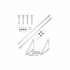 Buderus Aufdach-Aufständerung Grund-Set Für SKT1.0-w - Anhebung Um 15°, 20° Bzw. 35° - Pfanne/Ziegel Inkl. Sparrenanker-Set - 7739610090