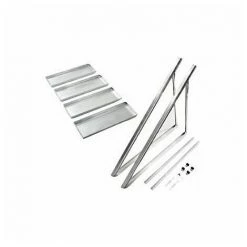 Buderus Flachdachmontage Mit Beschwerungswannen Grund-Set Für SKN4.0-s / SKT1.0-s - Einstellbar Zwischen 30 Und 60° - 7736614830