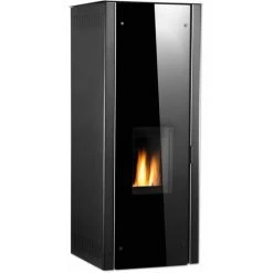 Buderus Pelletofen Logastyle Lamina Wassergeführt - Verkleidung Stahl Schwarz - Nennwärmeleistung 9,3 KW -BUDERUS GESCHÄFT 54811238 3