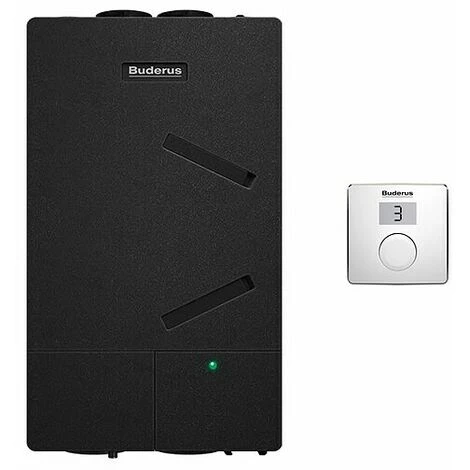 Buderus Kompakt-Lüftungsgerät Logavent HRV156-100 K B Mit RC100H Und Automatischem Sommer-Bypass - 30 Bis 105 M³/h - 7738100824 3 Buderus Kompakt-Lüftungsgerät Logavent HRV156-100 K B Mit RC100H Und Automatischem Sommer-Bypass - 30 Bis 105 M³/h - 7738100824