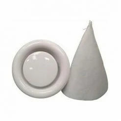 Buderus Standard Abluft-Tellerventil AV125 Für Decken- Oder Wandmontage DN125, Weiß, Einstellbar - 7738112049