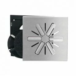 Buderus Zuluftventil AVD125 Für Decken- Oder Wandmontage (Drallauslass), DN125, Aluminium In Edelstahloptik - 7738112054