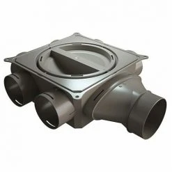 Buderus VK100-1S Kompaktverteiler 1-lagig Seitlich, DN100 Für Logavent HRV156 K (BS) - 7738112474