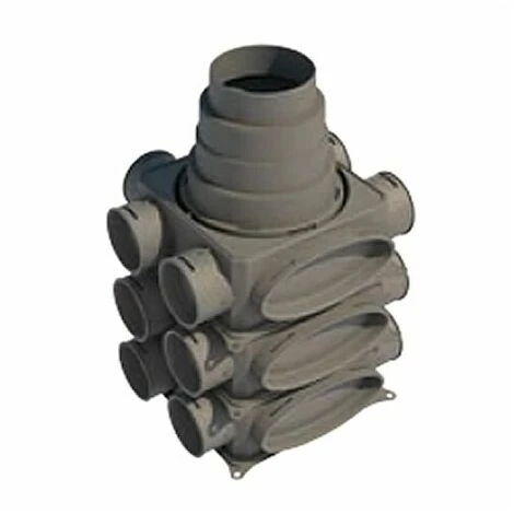 Buderus VK125-3V Verteiler 3-lagig Vertikal Für Rund- Und Flachkanalsysteme - 7738112465 3 Buderus VK125-3V Verteiler 3-lagig Vertikal Für Rund- Und Flachkanalsysteme - 7738112465