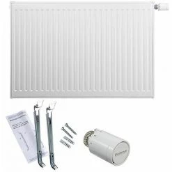 Buderus Logatrend VC-Profil Ventil-Heizkörper H 400 Mm L 1400 Mm Typ 33 - 1999/1273 Watt - Rechtsanschluss