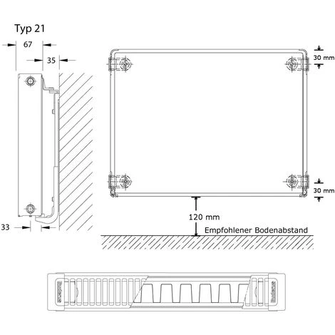 Kompakt-Heizkörper Buderus Logatrend C-Plan H 600 Mm L 1600 Mm Typ 21 - 1622/1040 Watt 7 Kompakt-Heizkörper Buderus Logatrend C-Plan H 600 Mm L 1600 Mm Typ 21 - 1622/1040 Watt – Bild 5