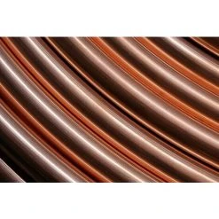 BUDERUS Kupferrohr 12 X 1,0 Mm, Blank, Weich, DVGW-geprüft - Ring Mit 50 M