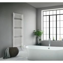 Elektro-Badheizkörper Buderus Therm Direct E Mit Raumtemperaturregler - Höhe 1.500 Mm X Breite 600 Mm -BUDERUS GESCHÄFT 9756876 3